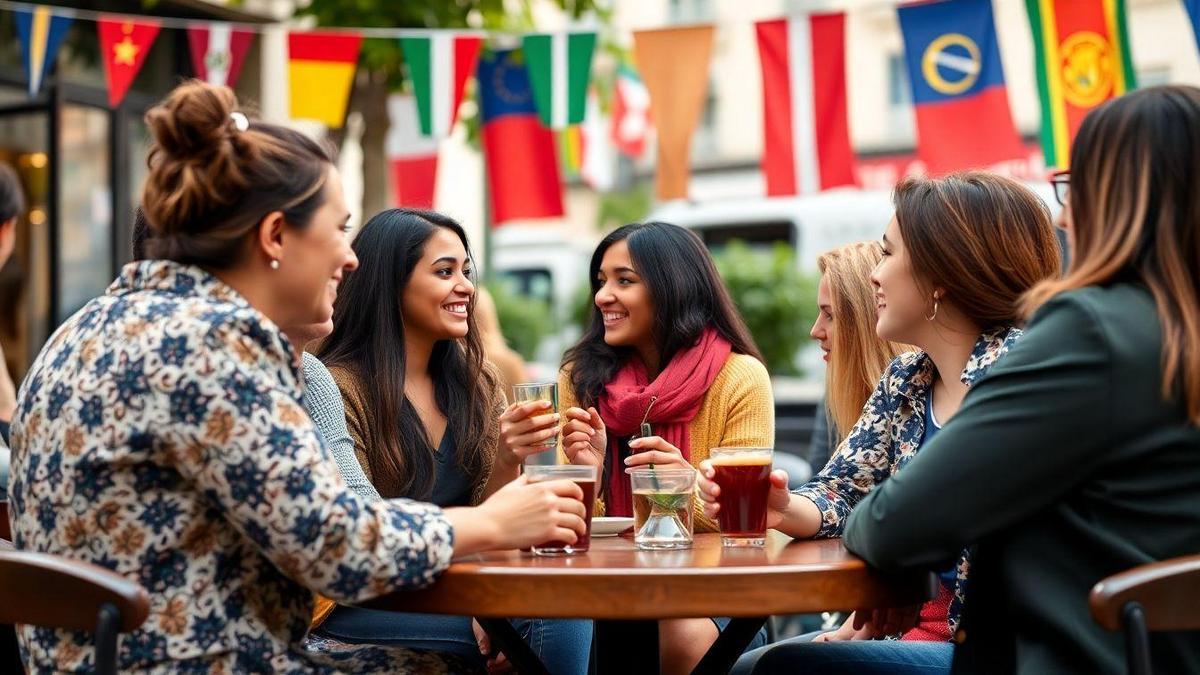 Prática de Conversação em Países Estrangeiros