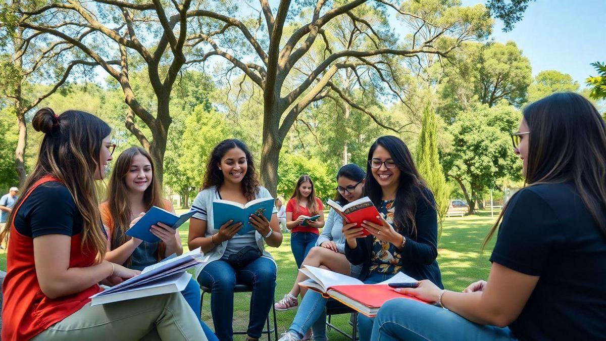 Atividades voluntárias que ajudam na prática de idiomas